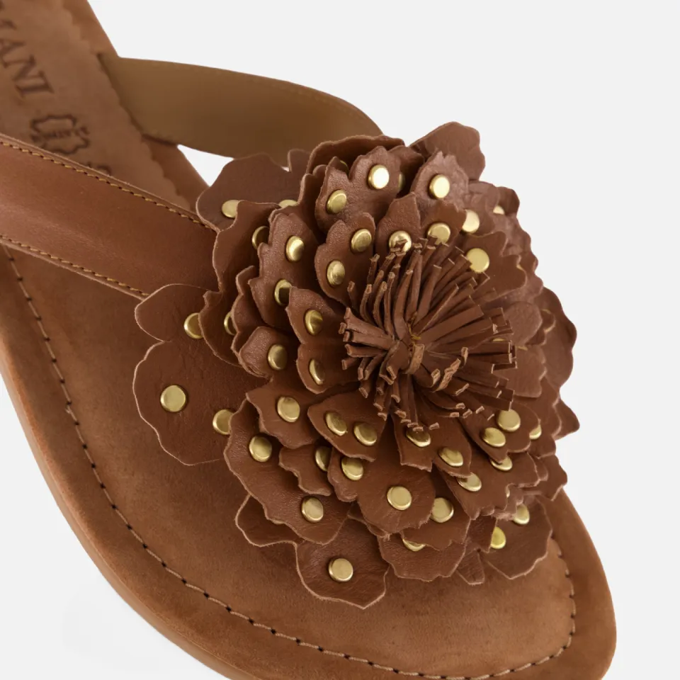 Lazamani slippers cognac, foto 8