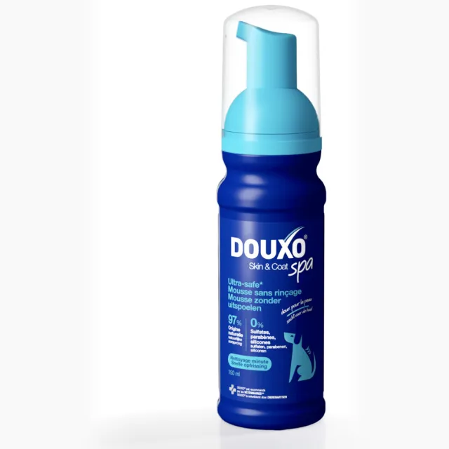 Douxo SPA Mousse Zonder Uitspoelen Hond 150 ml