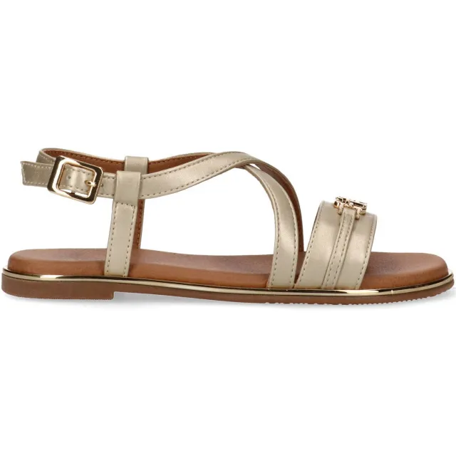 Tommy Hilfiger sandaal beige Goudkleurig