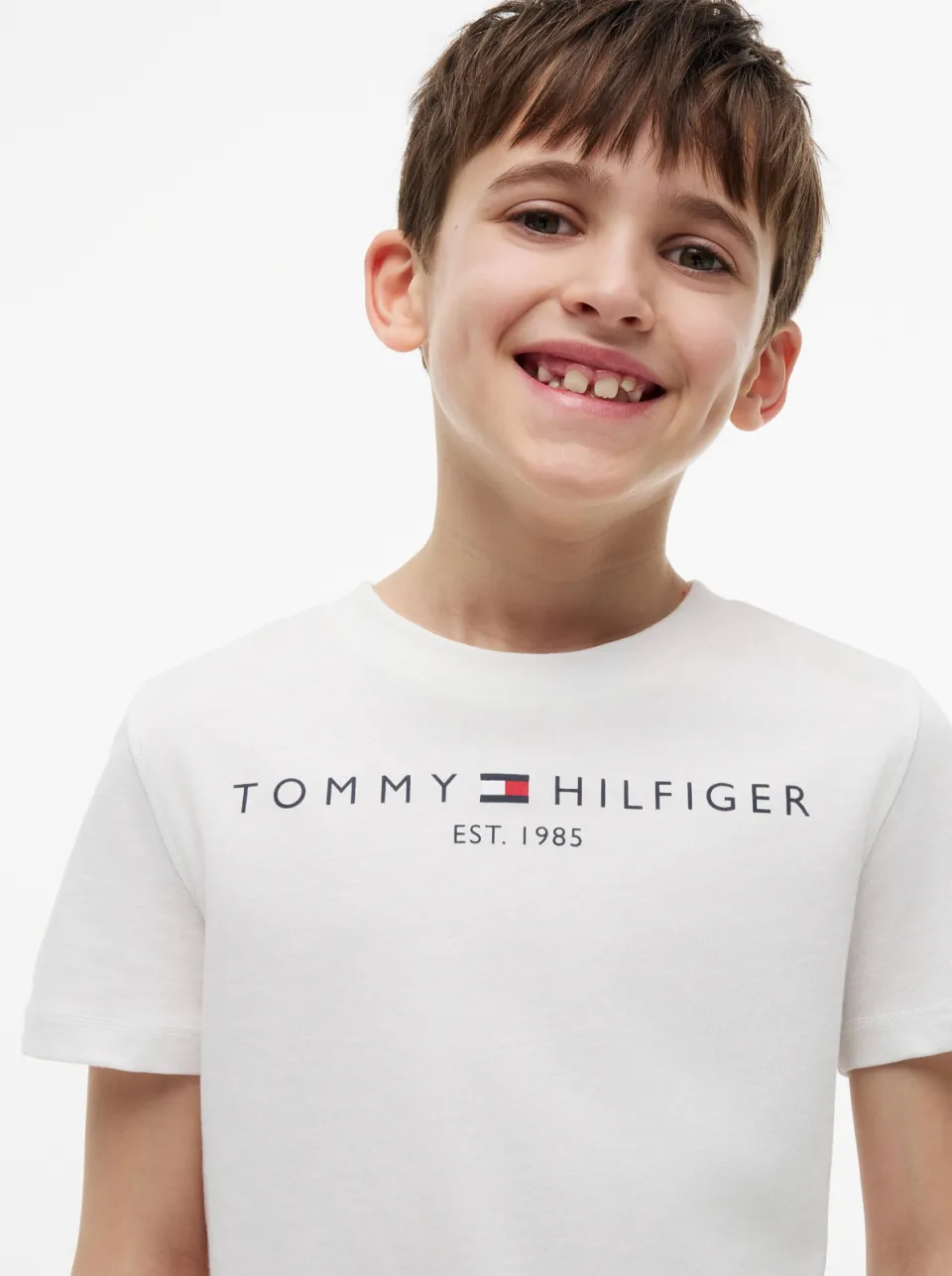 Tommy Hilfiger t-shirt met logo wit ronde hals, foto 6