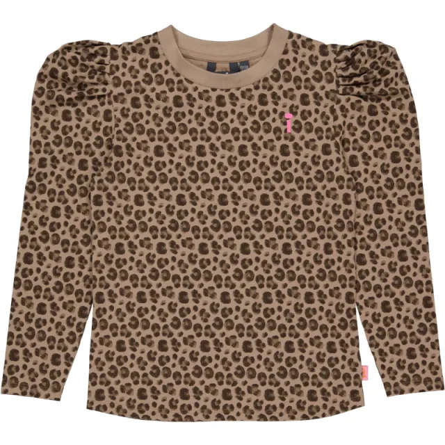 QPI longsleeve panterprint bruin