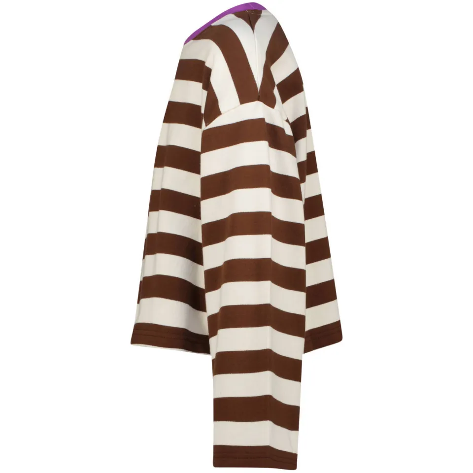 Vingino Josien longsleeve donkerbruin donkerbruin/wit, foto 4