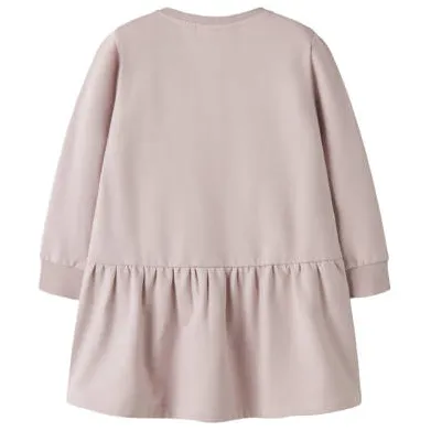 NAME IT MINI midi sweatjurk lichtroze, foto 2