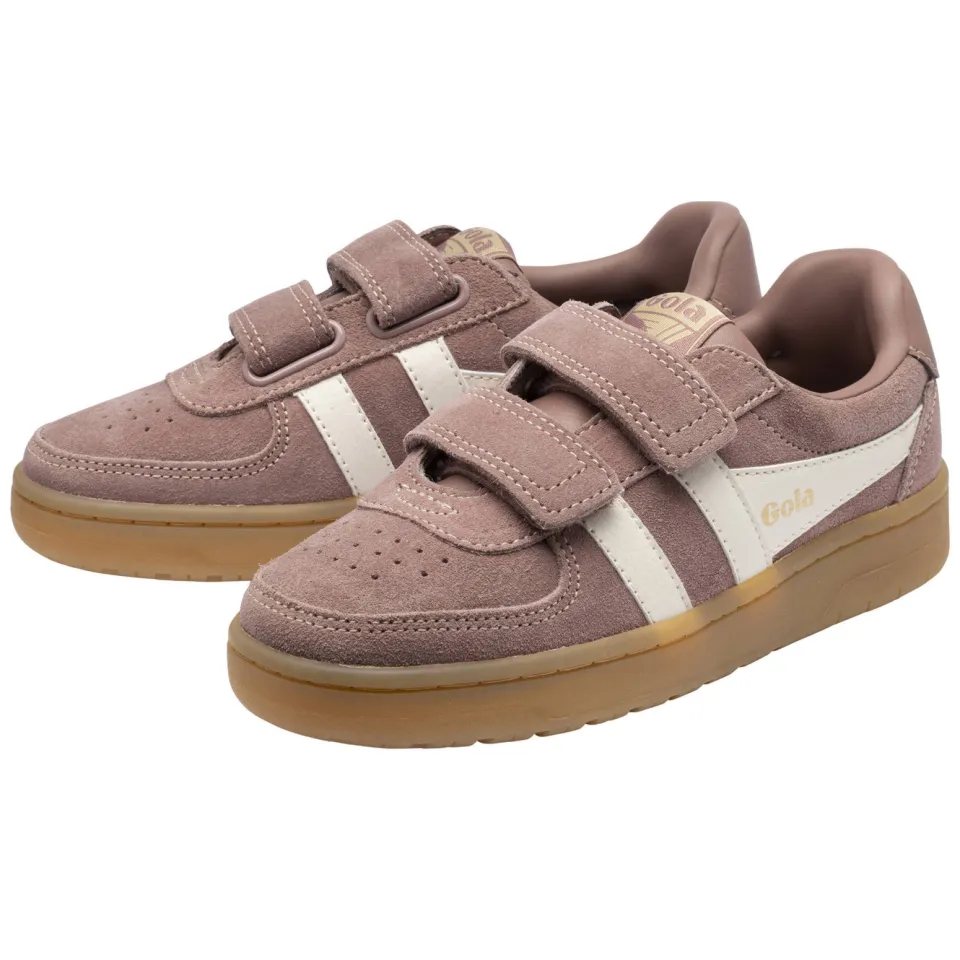 Gola Hawk Strap leren sneakers - oudroze, foto 4