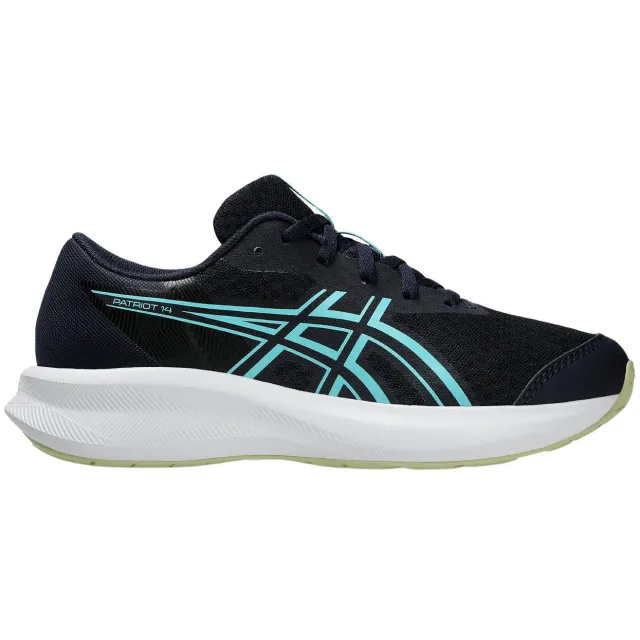 Asics Patriot 14 hardloopschoenen donkerblauw aqua Donkerblauw/aqua