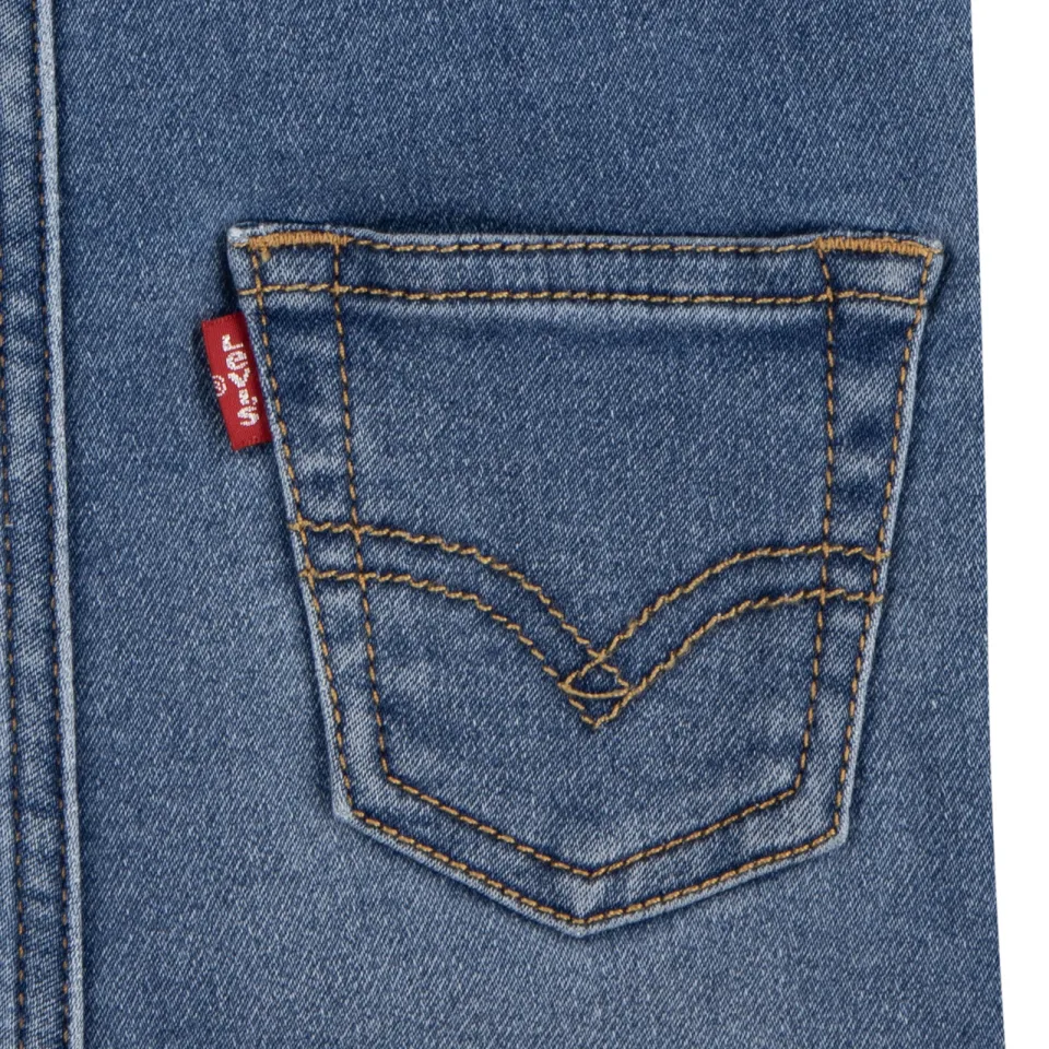 Levi's tuinbroek medium blue denim, foto 2