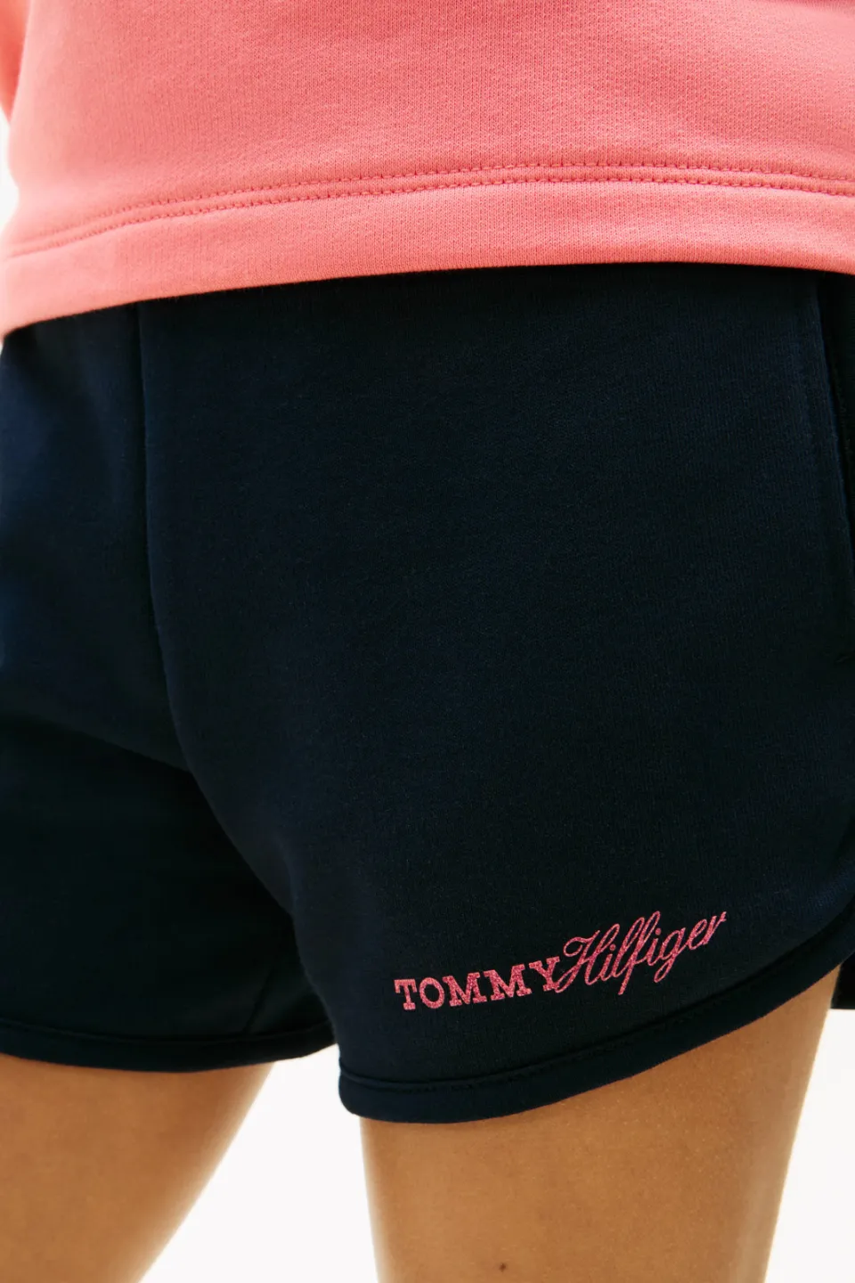 Tommy Hilfiger sweatshort donkerblauw, foto 5