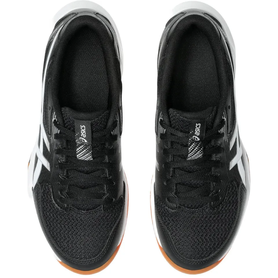 Asics Gel-Rocket 12 mesh sportschoenen - zwart/wit, foto 5