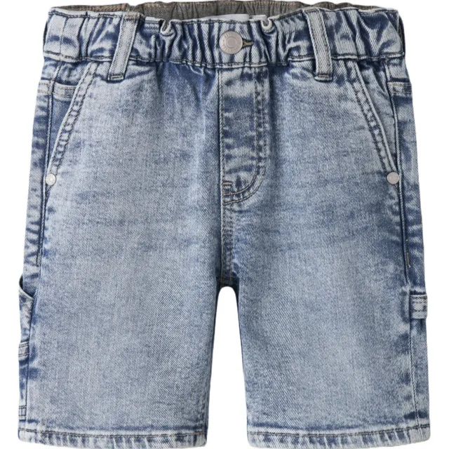 NAME IT MINI jeansshort lichtblauw light blue denim, foto 2