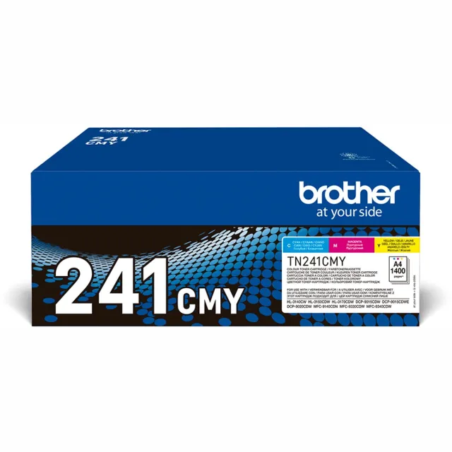 Brother TN-241 C/M/Y toner bundel cyaan, magenta, geel