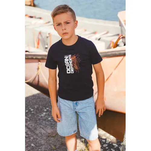 TYGO & vito jersey T-shirt donkerblauw, foto 5