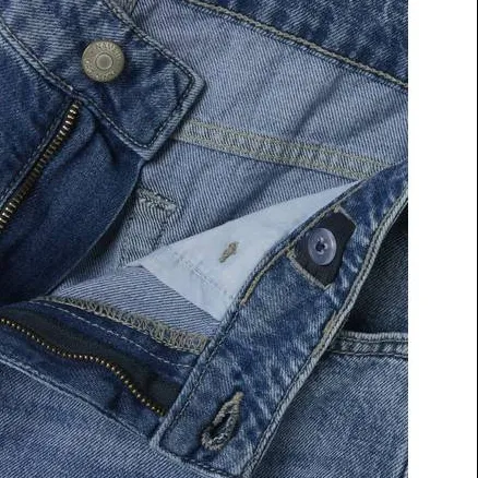 LMTD straight leg jeans - medium blue denim, foto 7