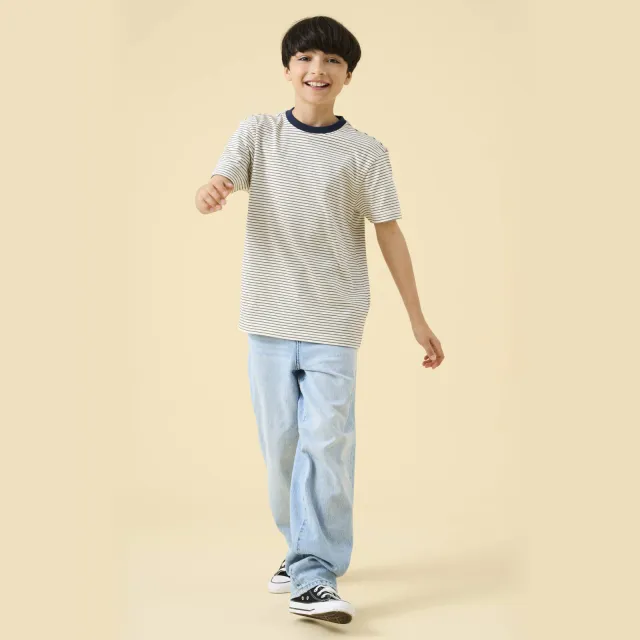 Only & Sons JUNIOR loose fit jeans baggy jeans light blue denim