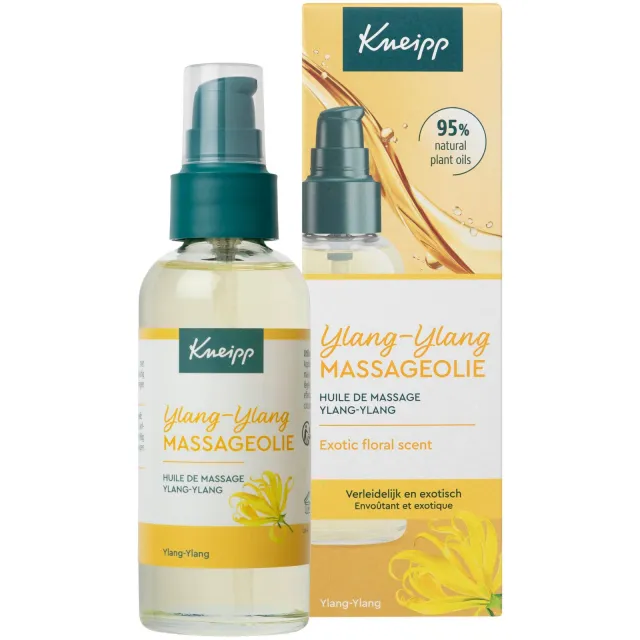 Kneipp ylang-ylang massageolie Geel