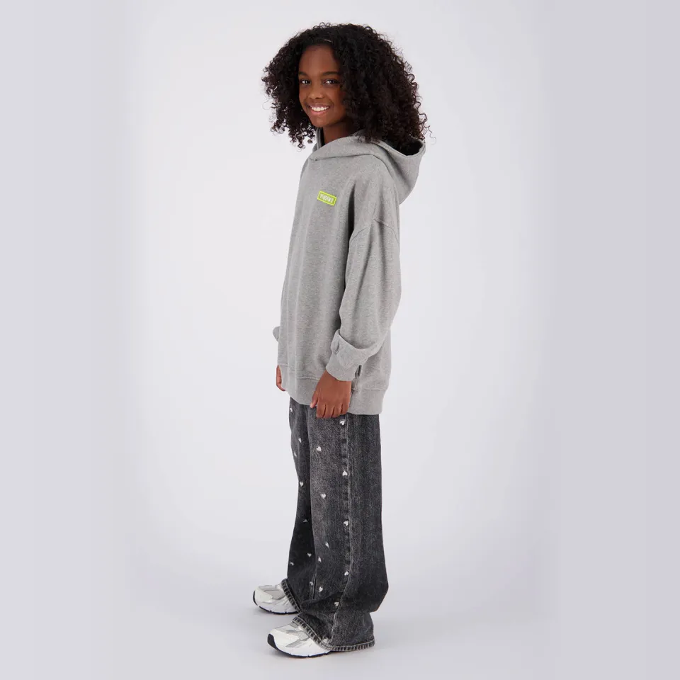 Vingino oversized hoodie met backprint - grijs, foto 5