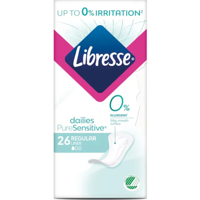 Libresse Dailies Pure Sensitive inlegkruisjes normaal