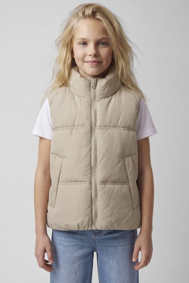 NAME IT bodywarmer beige Pure Cashmere