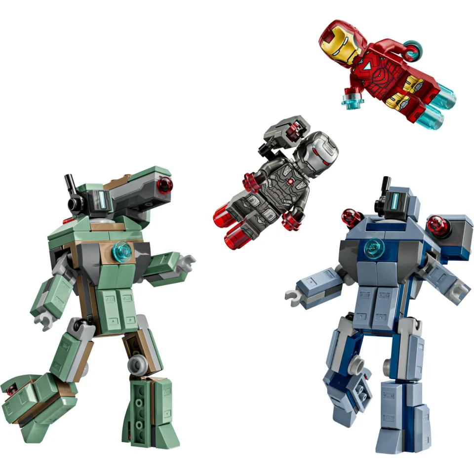 Lego Marvel Iron Man en War Machine vs. Hammer Drones 76320