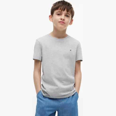 Tommy Hilfiger T-shirt grijs melange, foto 4