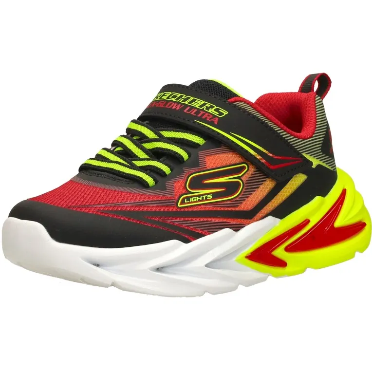 Skechers Flex-glow Ultra sneakers zwart rood, foto 3
