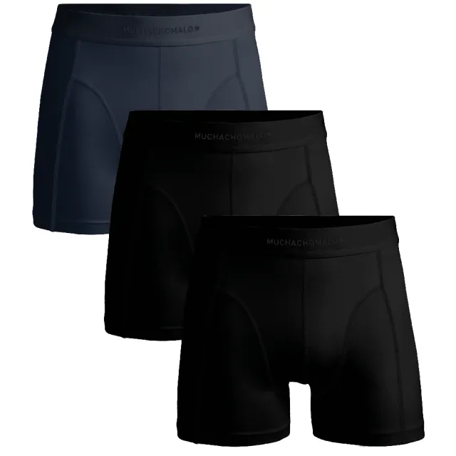 Muchachomalo Heren 3-pack Boxershorts Pima Cotton Veelkleurig