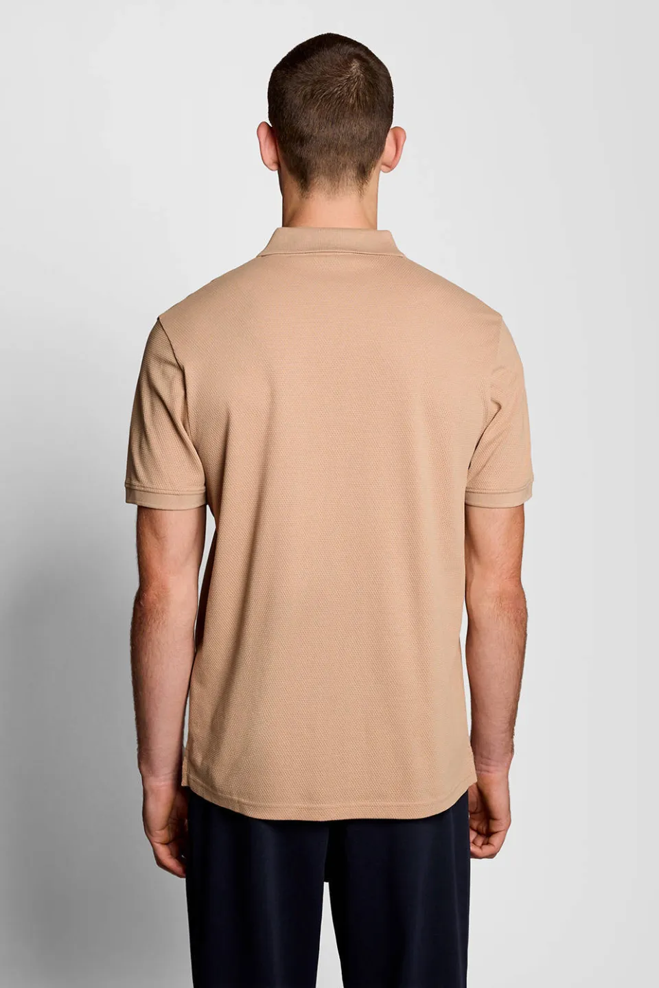 Lyle & Scott regular polo camel, foto 4