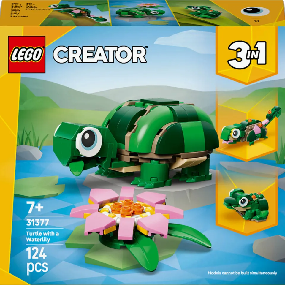 Lego Creator Schildpad met waterlelie 31377, foto 3