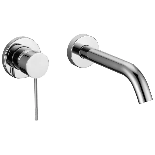 Best Design Chrome-Decorata inbouw-wandmengkraan 20 cm chroom