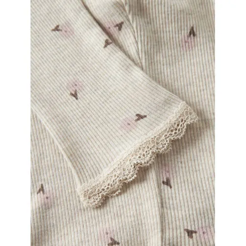 NAME IT BABY legging met print beige, foto 3
