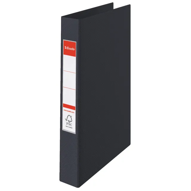 Esselte Ringband esselte a4 23-rings o-mech 19mm karton Zwart