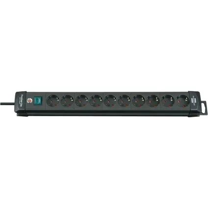 Brennenstuhl Premium-Line stekkerdoos 10-voudig zwart Black