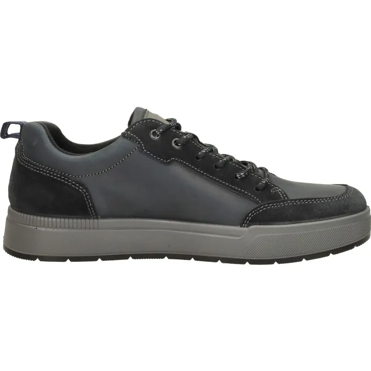 Sub55 Comfort Collection lage veterschoenen grijs Blauw
