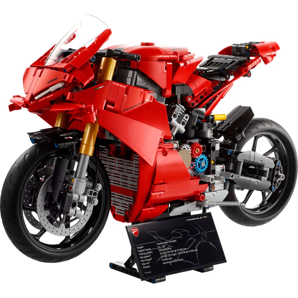 Lego Ducati Panigale V4 S motor 42202