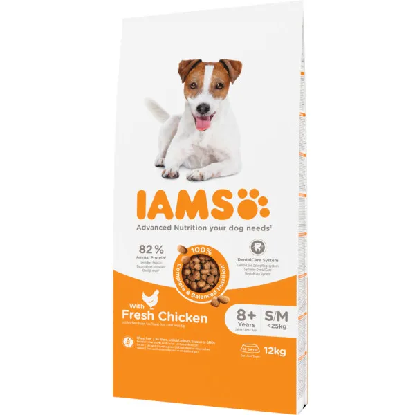Iams Senior Small & Medium kip hondenvoer