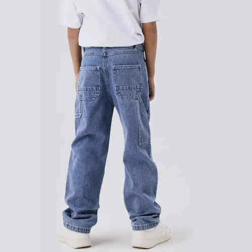 NAME IT KIDS straight leg jeans NKMRYAN medium blue denim, foto 6