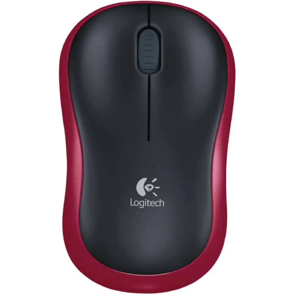 Logitech M185 draadloze muis rood, foto 2