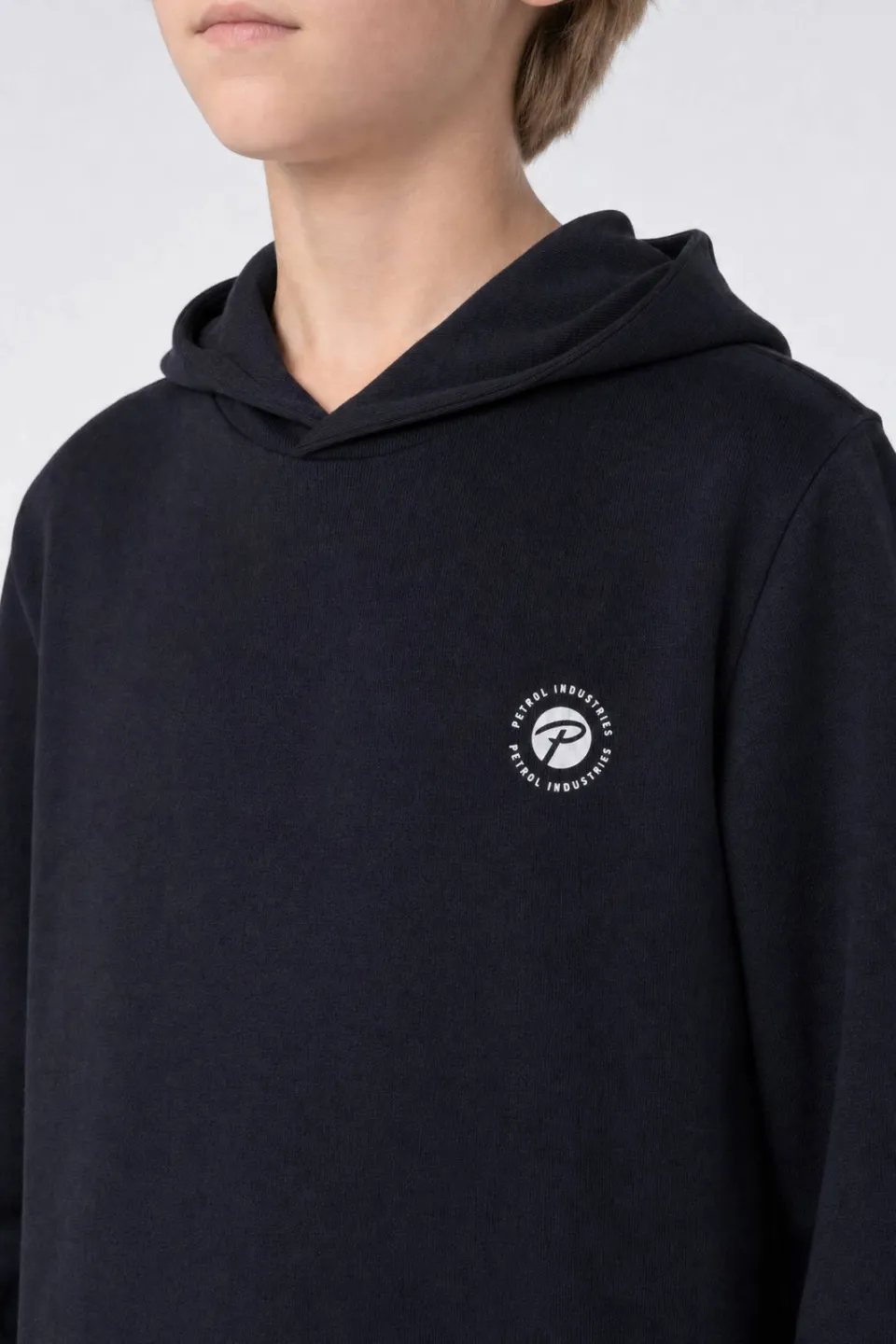 Petrol Industries hoodie met backprint - zwart, foto 4