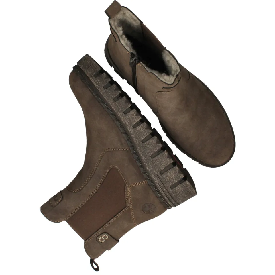 Rieker Z896025BNZ chelseaboot bruin, foto 5