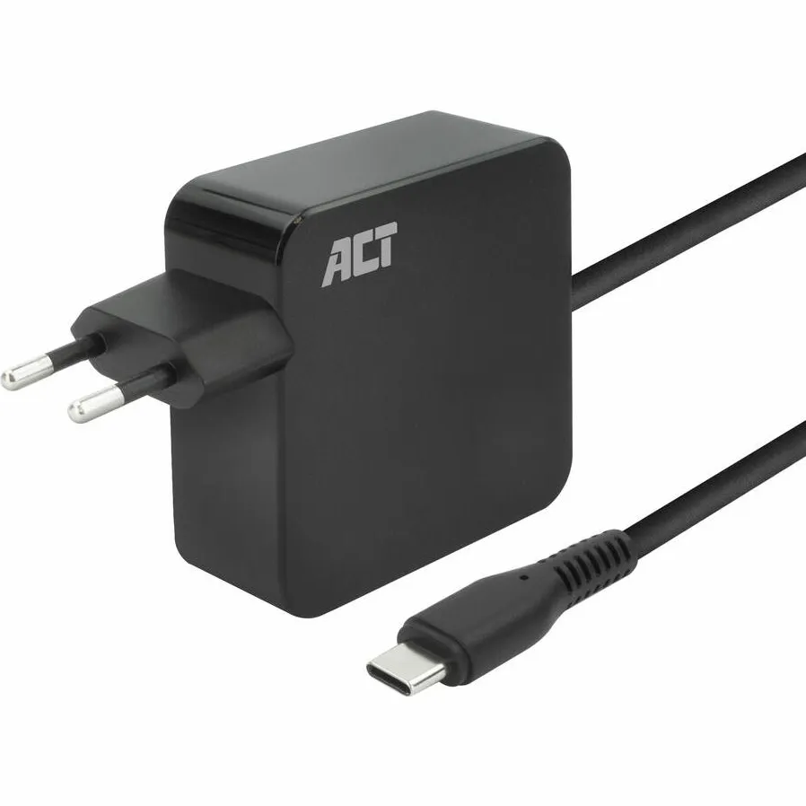 ACT AC2010 USB-C laptoplader 65W zwart, foto 2