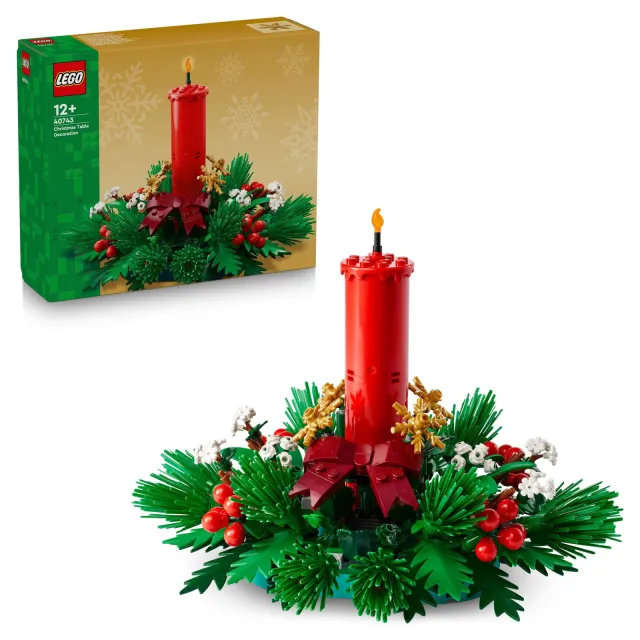Lego Icons Kersttafeldecoratie 40743