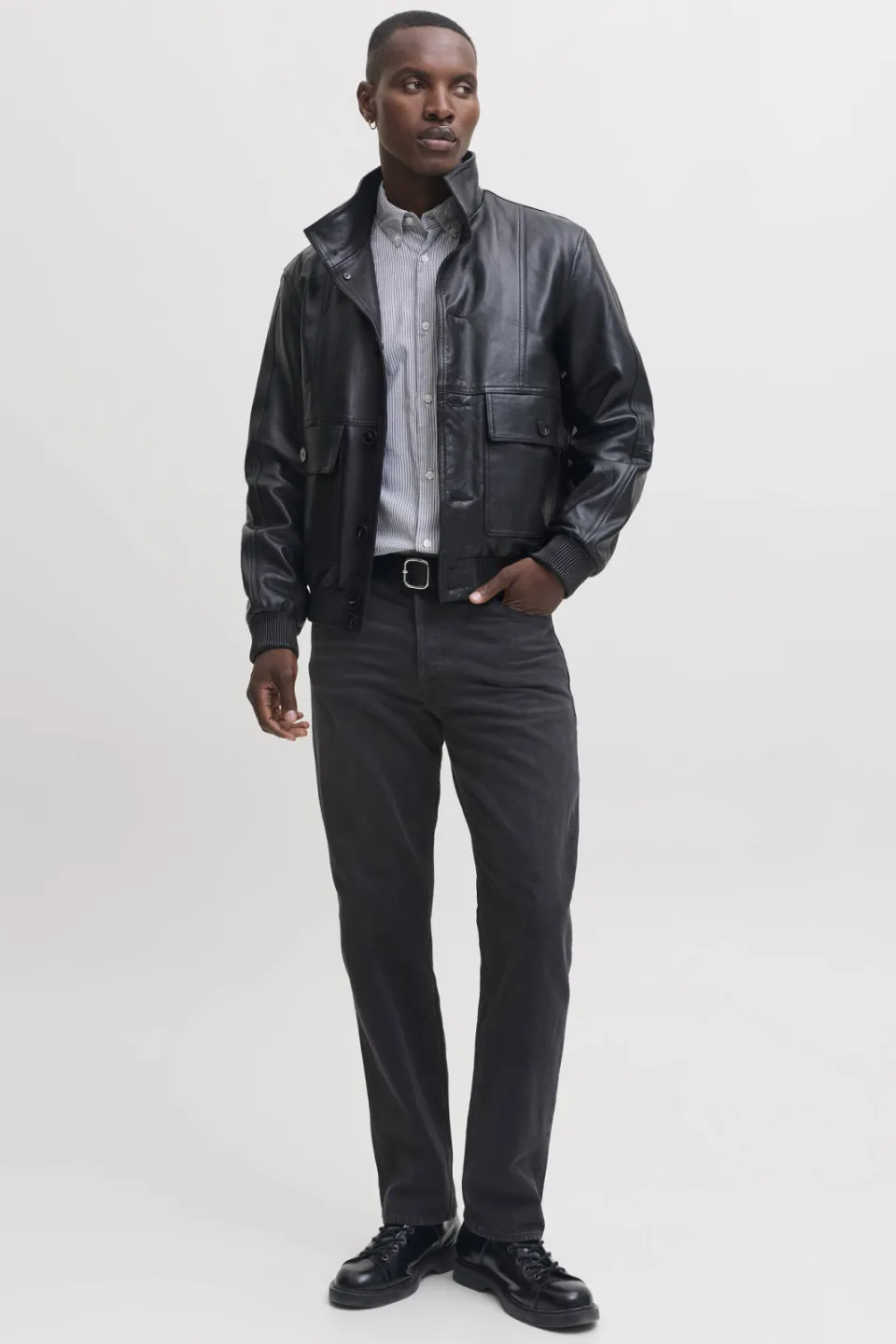 Jack & Jones JEANS INTELLIGENCE relaxed fit regular fit jeans - black denim, foto 4