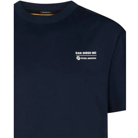 Petrol Industries T-shirt met backprint donkerblauw, foto 8