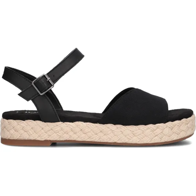 Toms Abby sandalen zwart Zwart/Beige