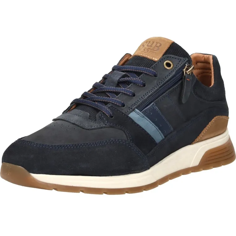 Sub55 Comfort Collection veterschoenen laag blauw, foto 3
