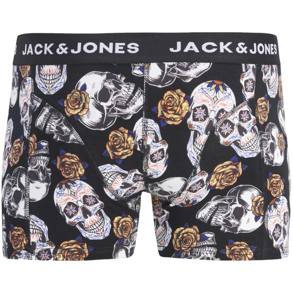 Jack & Jones Junior boxershorts zwart donkerblauw Zwart/donkerblauw