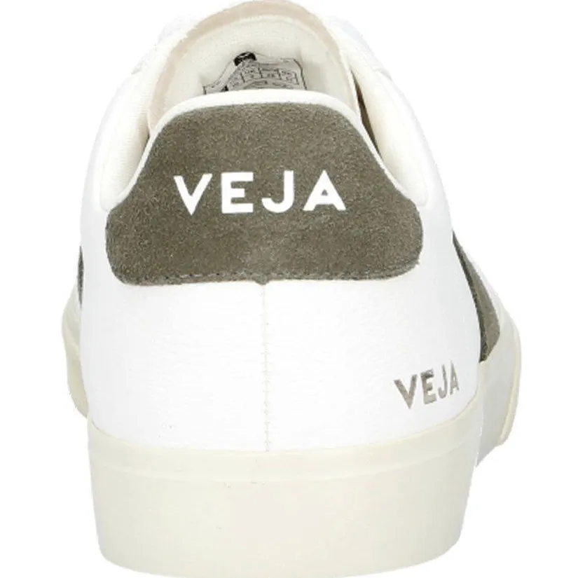 Veja Campo leren sneakers wit/kaki, foto 7