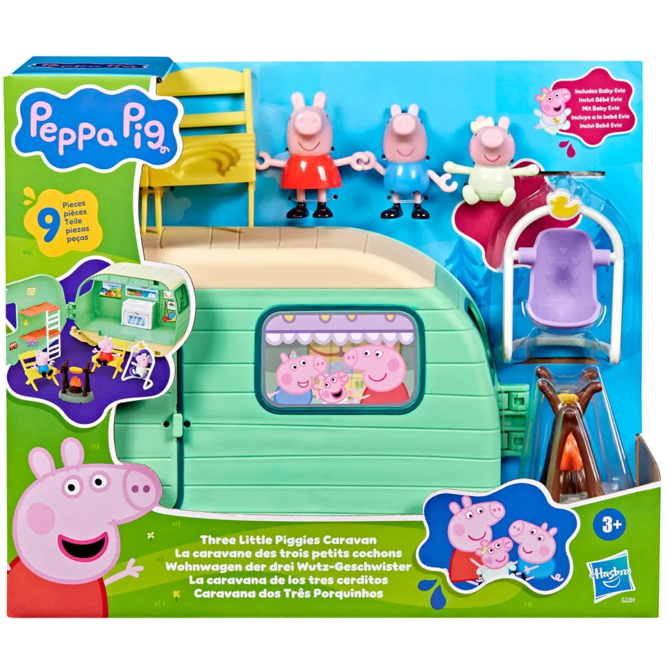 Peppa Pig Drie Kleine Biggetjes caravan speelset, foto 5