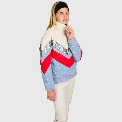 Brunotti Sandy fleece sweater - lichtblauw, foto 3