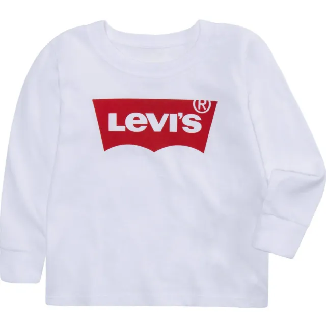 Levi's Kids Batwing babylongsleeve wit, foto 2