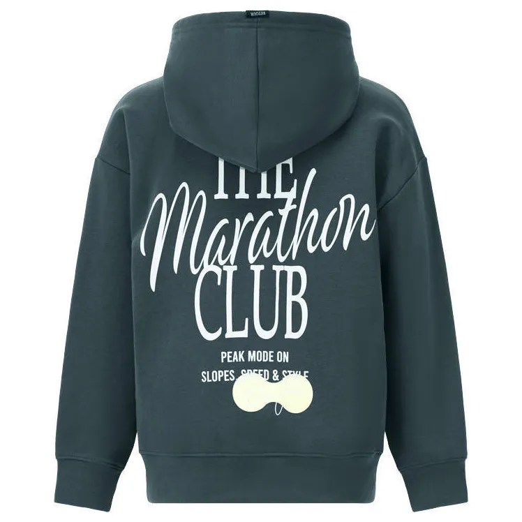 Retour Jeans hoodie met backprint - donkergroen, foto 4